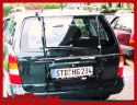 Opel - Astra   G Caravan mit Kunststoffblende <br> 3/1998 bis ... <br>Grundtrger <br> 812702  500