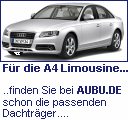 Auch für den NEUEN Audi A4 Stufenheck finden Sie bei AUBU.DE schon den passenden Dachträger...